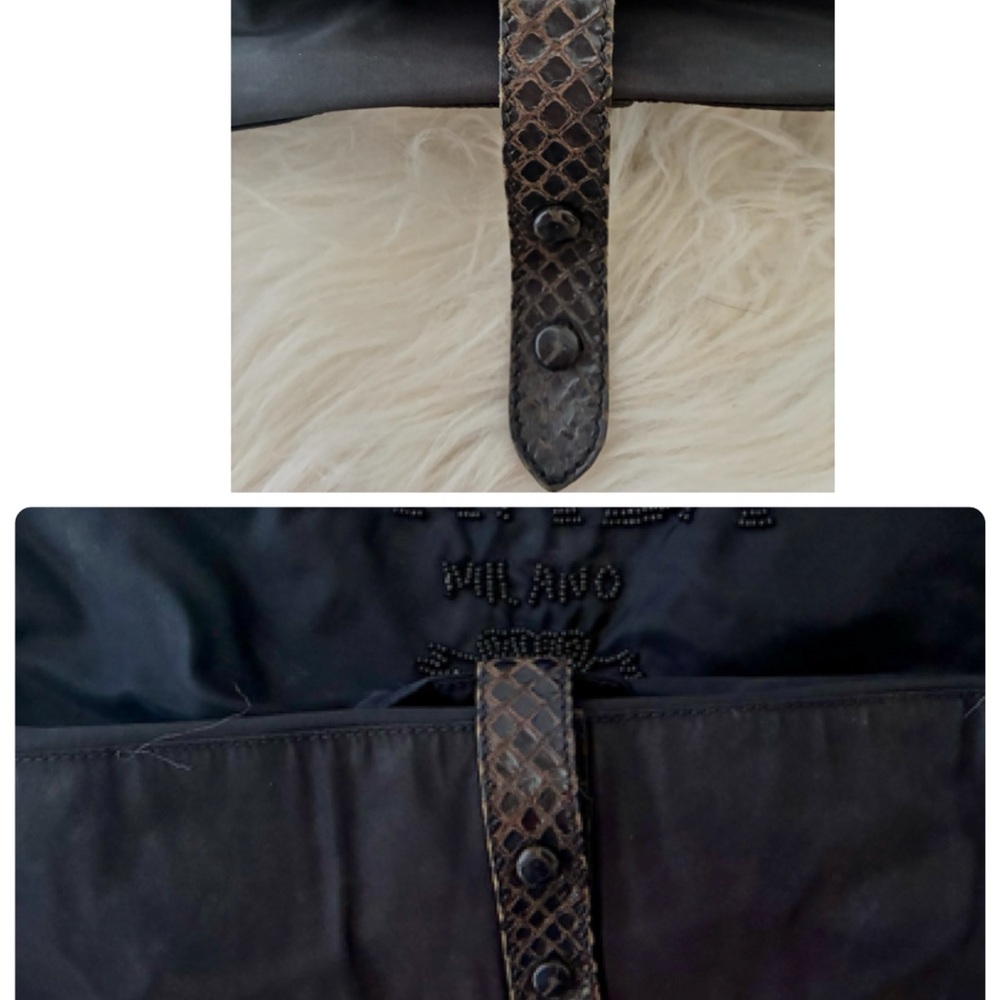 Prada Black Nylon Shoulder/Messenger Bag With Sna… - image 5